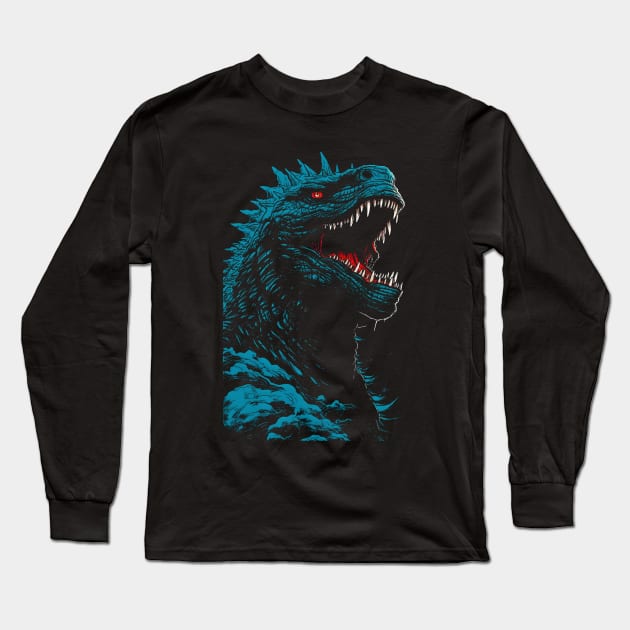 Godzilla 5 Long Sleeve T-Shirt by Allbestshirts